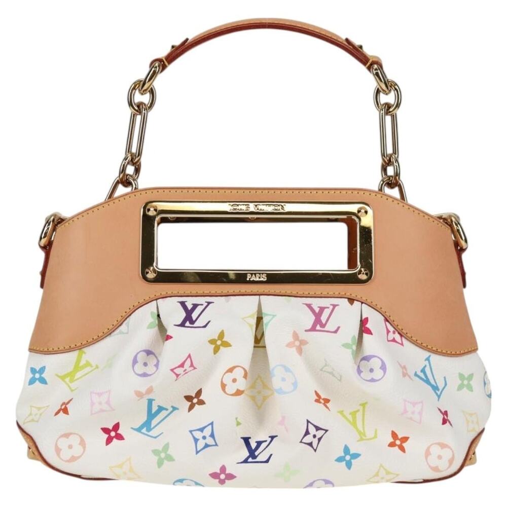 Louis Vuitton Monogram Multicolor Judy PM Shoulder Bag White